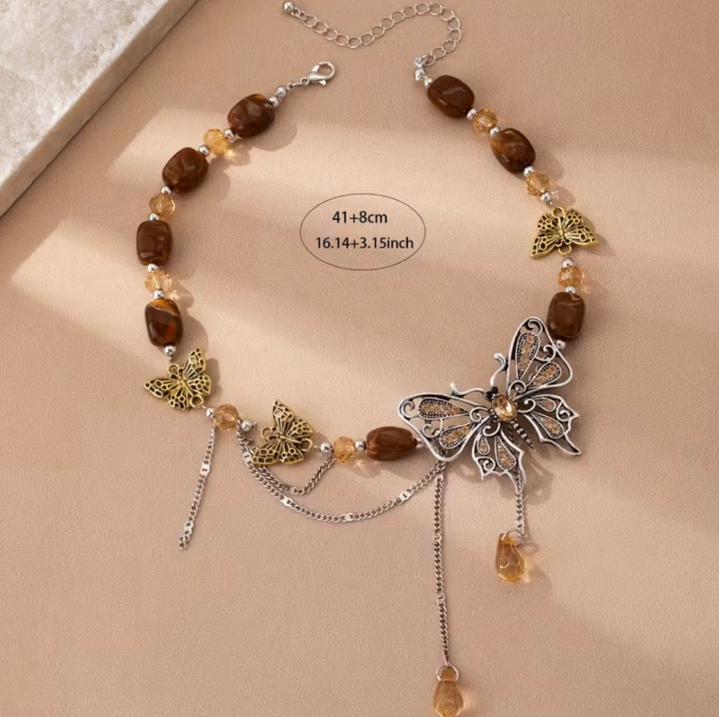 Butterfly Statement Necklace