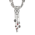 Baroque Gold Filigree Charm Choker Necklace