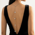 Gold Butterfly Back Necklace system