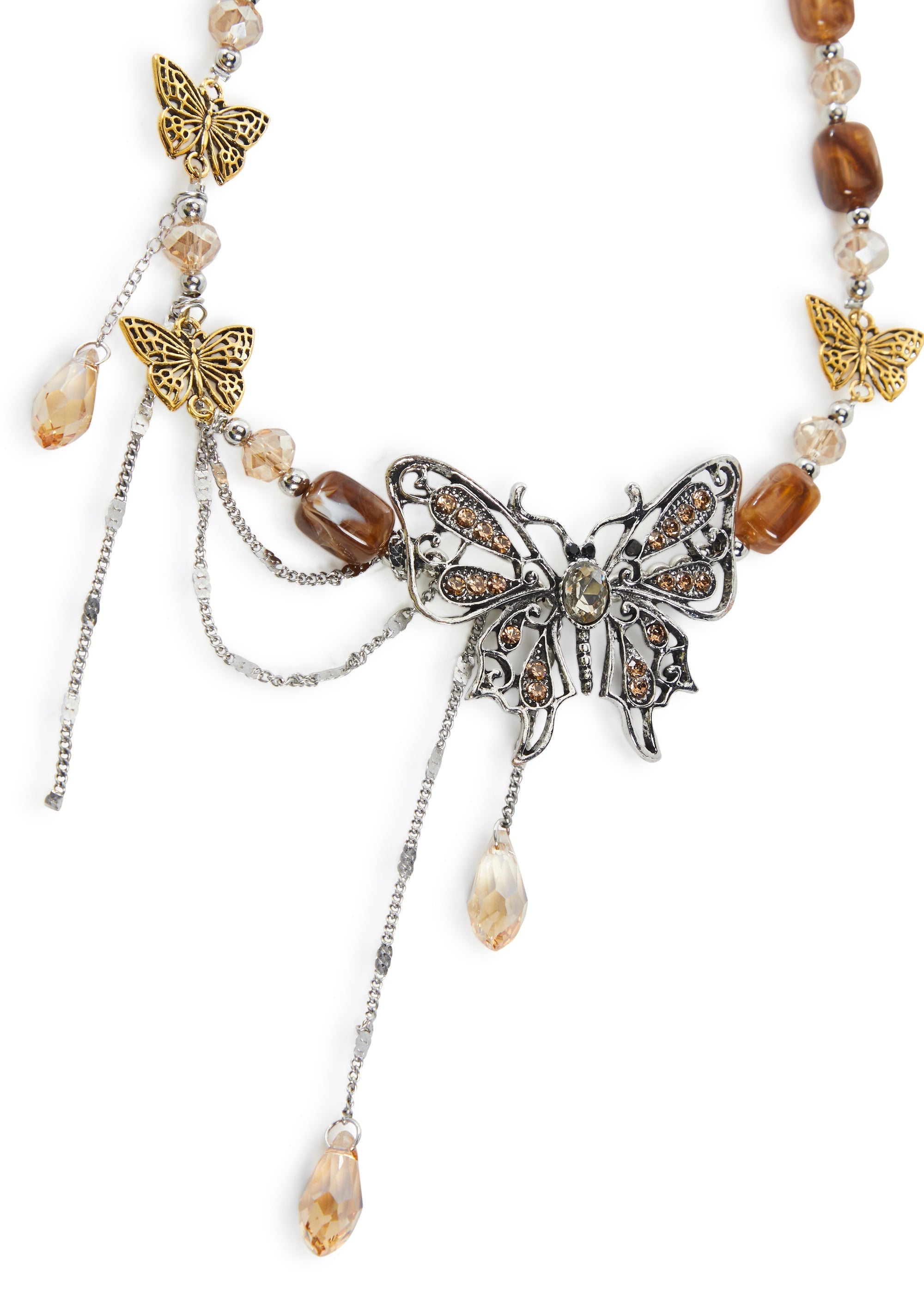 Butterfly Statement Necklace