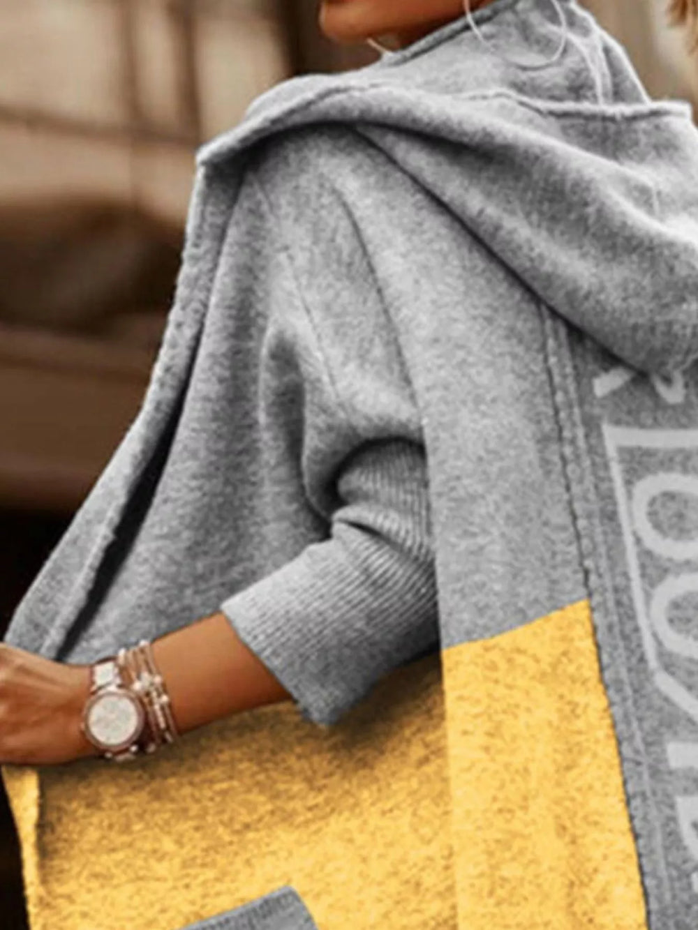 Cardigan styled look